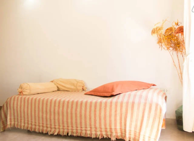 Cama sillón en el living